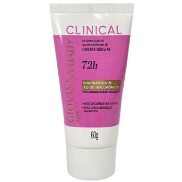 Imagem de Desodorante Creme Sérum Bisnaga Rosé Clinical 72h Vegano Giovanna Baby