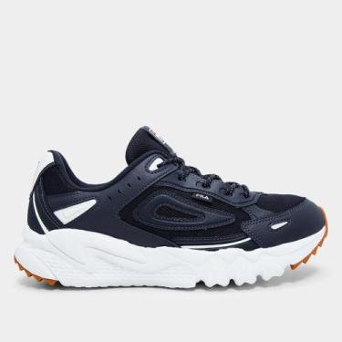 Imagem de Tênis Fila Venture Tracer 2 Masculino, Marinho, Branco, 42