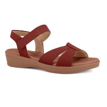 Imagem de SANDALIA USAFLEX ANABELA BAIXA REF UD04011 FEMININO-Feminino