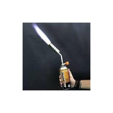 Imagem de Maçarico Culinário Chama Turbo Flambar Caramelizar Gratinar Solda Aque