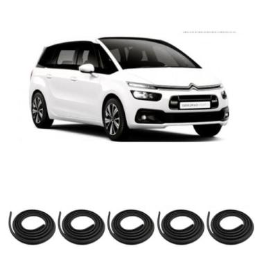 Imagem de Kit Borracha Vedação Das 4 Portas + Borracha Do Porta Malas C4 Grand P