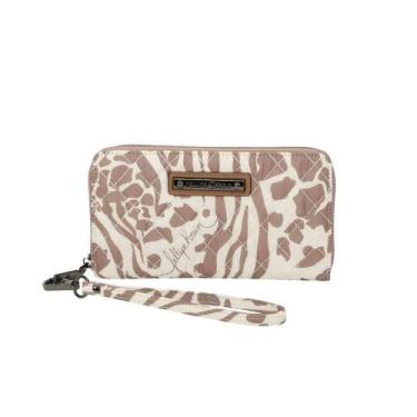Imagem de Carteira Ziper Grande Fellipe Krein Ss23 Fk654 Bege - Nude, Amarelo