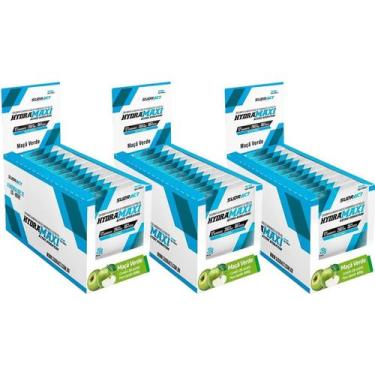 Imagem de Kit 3X Hydramaxi Isotônico em Pó - 25 Sachês 20g Maçã Verde - Sudract 