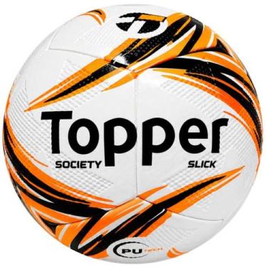 Imagem de Bola Futebol Society Topper Slick Grama Sintética Alta Durabilidade, L