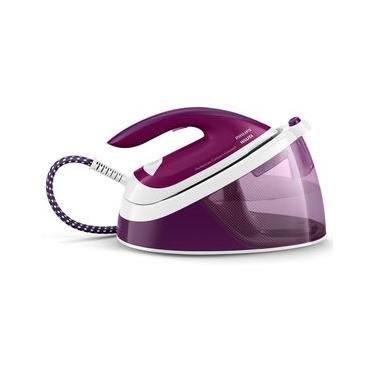 Imagem de Ferro a Vapor Philips Walita Branco e Roxo PerfectCare Compact Essential com Função Aut...