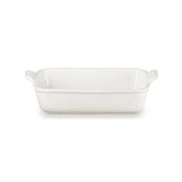 Imagem de TRAVESSA RETANGULAR LE CREUSET HERITAGE 19CM EM CERÂMICA MERINGUE 71102197160001
