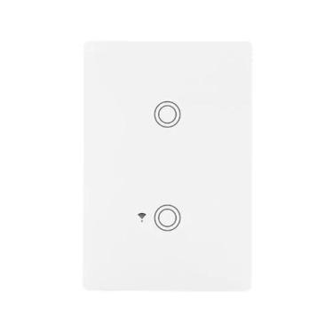 Imagem de Interruptor Inteligente Touch 2 Teclas Branco Smart Link - MARGIRIUS