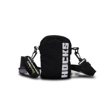 Imagem de Shoulder Bag Hocks Volta Cordura Preto Refletivo - Hocks  Skate, Uniss