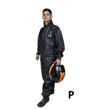 Imagem de Capa De Chuva Motoqueiro Moto Pioneira Impermeável Conjunto COMBATE GO