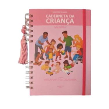 Imagem de Caderneta de Saúde Artemcaderno capa dura menina, Rosa