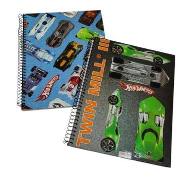 Imagem de Kit Caderno Hot Wheels 20cmX27,5cm 96f - Foroni, 3