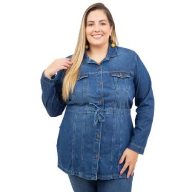 Imagem de Parka Jeans Plus Size - Cambos, 52