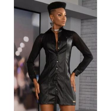 Imagem de Vestido Camisa material ecológico Pit Bull Jeans Pitbull 66333, P