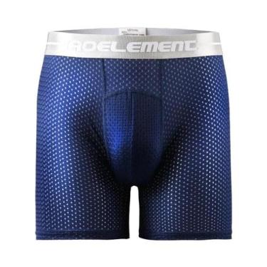 Imagem de Shorts Boxer Profissionais Masculinos Esportivos Antidesgaste De Perna