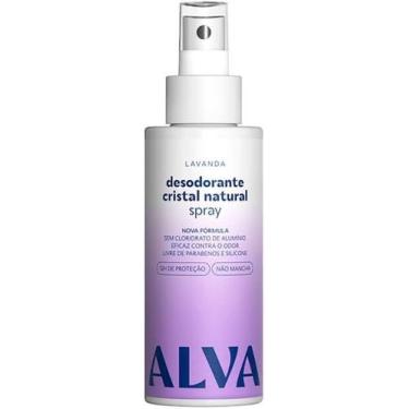 Imagem de Desodorante Spray Cristal Natural Alva Lavanda Vegano 120ml - Alva Per