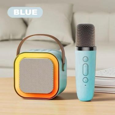 Imagem de K12 Alto-falante Bluetooth Karaoke com Microfone, Luzes LED e Diversão