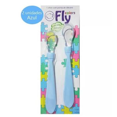 Imagem de Conjunto de Colher Com Ponta de Silicone Fly Revenda Atacado - Koala B