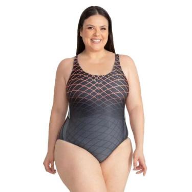 Imagem de Maio Natação Trinys Estampado 3582 Feminino, P, Preto