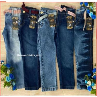 Imagem de Calça jeans infantil lycra TAM 4 - Recanto kids 