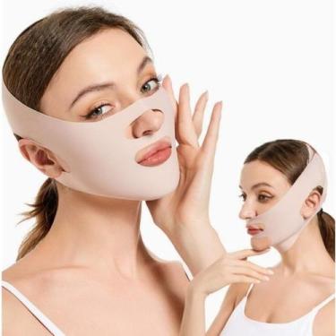 Imagem de Mascara Modeladora Rosto Lifting facial SkinCare Reduz Papada Antirrug