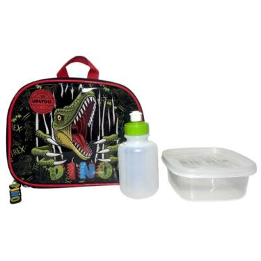 Imagem de Lancheira Escolar Térmica Infantil Juvenil Dinossauro Tiranossauro Rex
