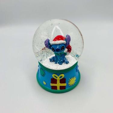 Imagem de Globo de Neve Stitch Natalino 10 cm - dea