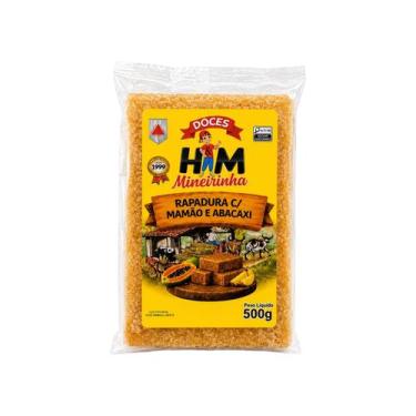 Imagem de Rapadura c/ Mamão e Abacaxi Mineirinha - 500g - DOCES HM