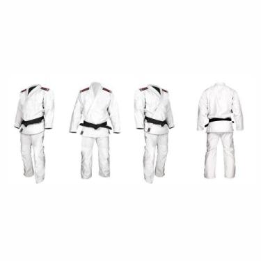Imagem de Kimono Judô Trançado Especial Adulto Marca Aranha, A2, Branco
