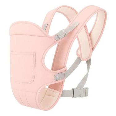 Imagem de Canguru Para Bebê 4 Posições Acolchoado Até15kg Costura Dupla Cinza Ai