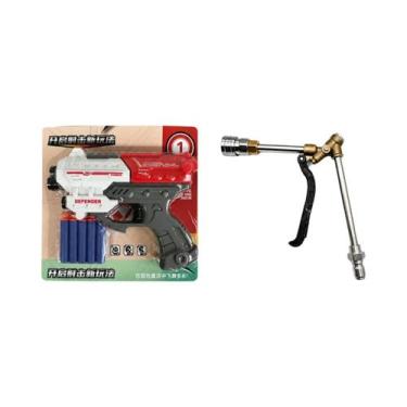 Imagem de Kit De Limpeza Automotiva DIY: Pistola De Lavagem De Alta Pressão Com 