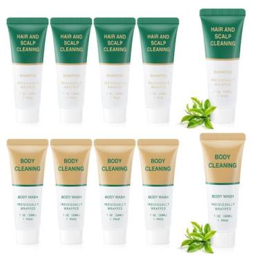 Imagem de Shampoo e Gel de Banho Zhjianup 30 ml (20 unidades)