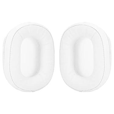 Imagem de Almofada auricular, almofadas auriculares flexíveis duráveis ​​e de alto desempenho de graves para fones de ouvido ATH ‑ MSR7 M50X M20 M40 M40X(Branco)