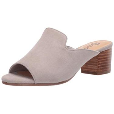 Imagem de Bella Vita Sandália feminina casual de salto, Couro de camurça nuvem, 9.5 Narrow