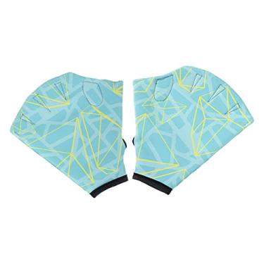 Imagem de 1 par de de natação com membranas para surf, com snorkel, nadadeiras de para homens e mulheres, equipamento de natação para, Verde, M