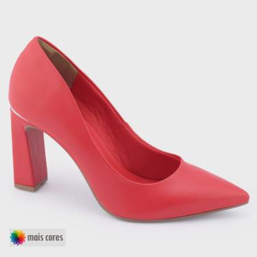 Imagem de Sapato Scarpin feminino Via Marte 22-3601 cores salto midi