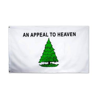 Imagem de Bandeira HxFlag de 3 x 5 Fts a Appeal to Heaven - Bandeiras de Pinheiro