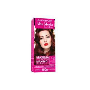 Imagem de Tintura Alta Moda 6.66 Louro Escuro Vermelho Intenso Rubi 150G