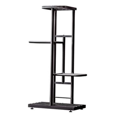 Imagem de Kiboule Prateleira Expositora de 4 Camadas para Vasos de Flores Suporte de Plantas para Envasamento Escada Plantador Suporte de Armazenamento para Serviços Pesados para Plantas em Vasos