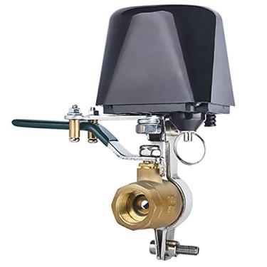 Imagem de Yuwao Válvula de água inteligente wi-fi com temporizador controlador de válvula de desligamento automático de água automação residencial válvula de desligamento de água compatível com alexa, aplicativo do google