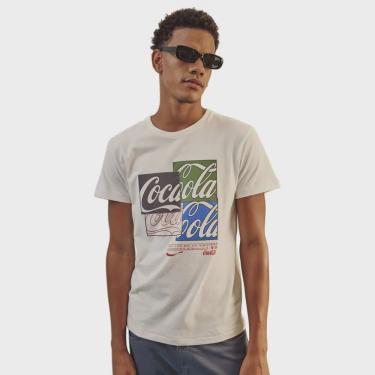 Imagem de Camiseta Masculina Estampada Off White Coca-Cola