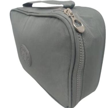 Imagem de Estojo Escolar Grande 100 Lápis 25 Organizador Caneta Barato (CINZA)