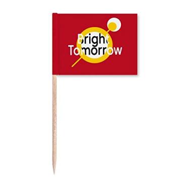 Imagem de Marcador de palito de dente infantil Pure Happiness Hope Decoração de festa