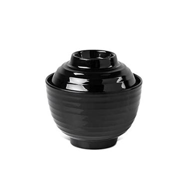 Imagem de Tigela Missoshiru Oriente, 250 ml, Preto, Haus Concept