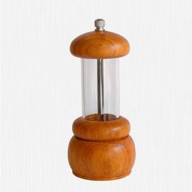 Imagem de Moedor De Sal Grosso Transparente Médio Pepper Mill