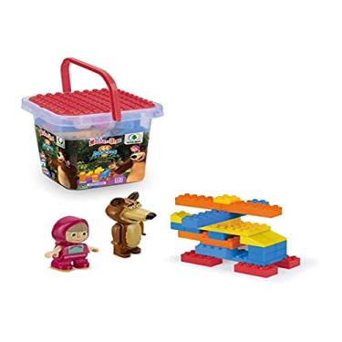 Imagem de Masha e o Urso - Balde com Blocos