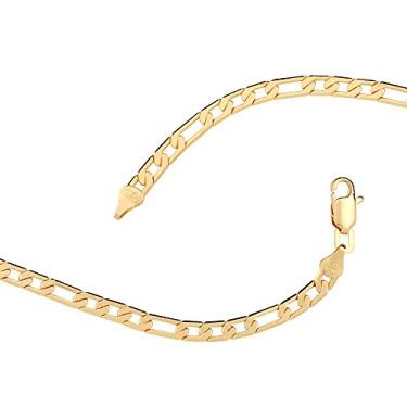 Imagem de Pulseira Masculino fio 3x1 diamantado folheado ouro Rommanel med 19/20/21 cm (Folheado a ouro 18k, 19)