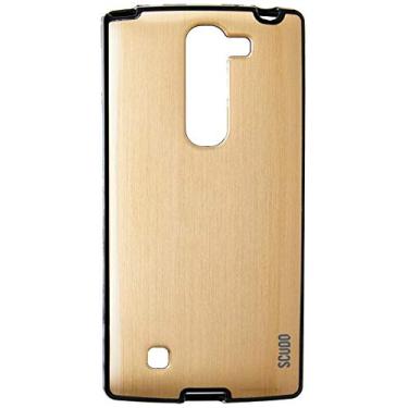 Imagem de Capa Protetora Jellskin Metálica Dourada Prime Plus 3G/4G, Scudo, Capa com Proteção Completa (Carcaça+Tela), Dourado