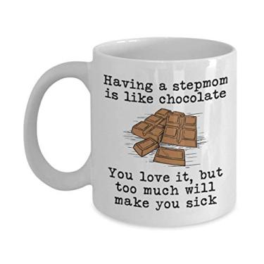 Imagem de Caneca de café Mom Like a chocolate - Caneca de café de 325 ml