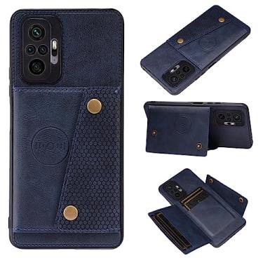 Imagem de Capa de couro pu para xiaomi para redmi note 11 11s 10 9 8 9s 9t para mi 12 10t 11t poco x3 gt x4 pro f3 carteira slot para cartão capa, azul, para xiaomi mi 9t