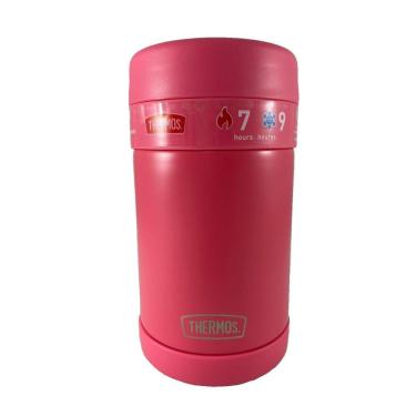 Imagem de Pote Térmico Marmita Thermos Comida Andes Coral Colher 470Ml